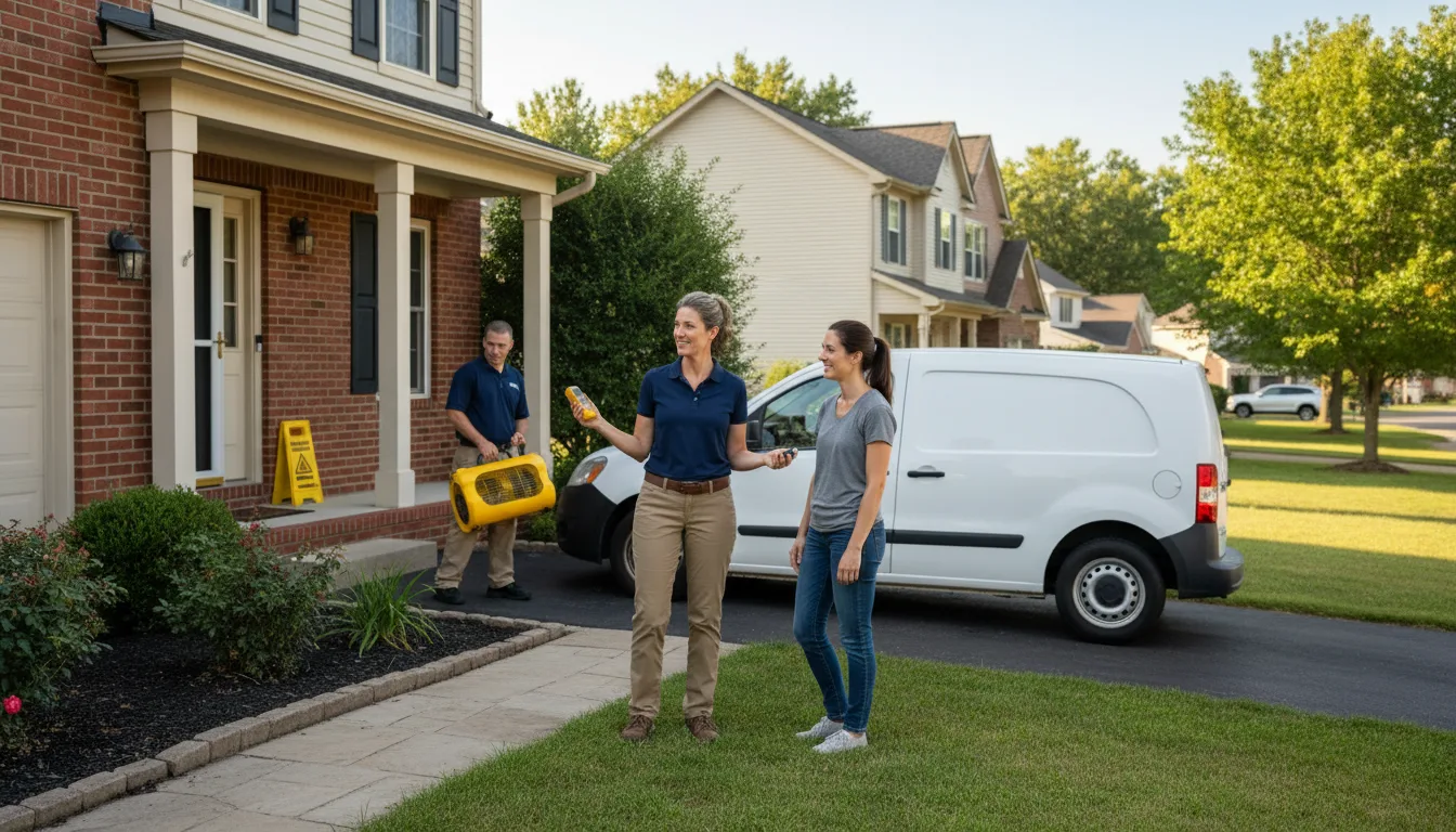 Water restoration image for Water Damage & Restoration Services in Ayr, ND